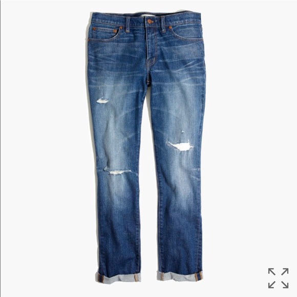 Madewell Slim Boyjean in Brinville wash Sz 30 EUC - Picture 5 of 6